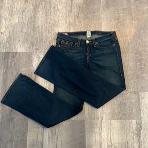 True Religion Women’s Blue Bootcut style Jeans
